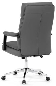 Irodai szék szürke műbőrrel. KA-D8104 GREY