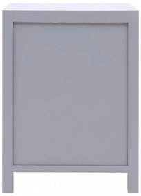 vidaXL szürke császárfa éjjeliszekrény 38 x 28 x 52 cm