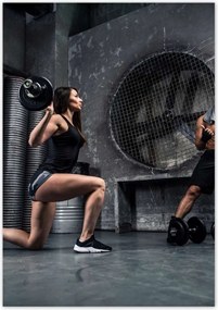 Poszterek 70x100 Illegális edzőterem Garázs