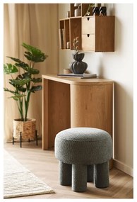 Sötétszürke zsenília puff Canberra – House Nordic