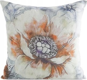 Dekoratív párnahuzat Len 45x45 Eurofirany krémszínű, lenvászon szerkezetű