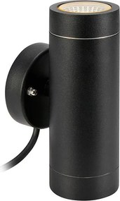 MARKSLÖJD 108169 GARDEN24 Modern Kültéri Fali Lámpa Fekete LED IP44
