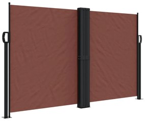 barna behúzható oldalsó napellenző 140 x 600 cm