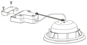 Eglo 95819 - LED Beépíthető lámpa PINEDA 1xLED/4,9W/230V
