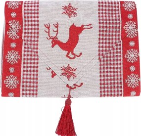 Karácsonyi futópad 35x170cm rénszarvasok