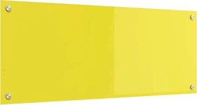 vidaXL Konyhai splashback Sárga 100 x 40 cm edzett üveg