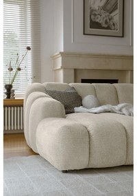 Bézs sarokkanapé (bal oldali-heverő résszel) Shell – Miuform