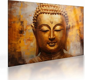 Üveg kép - Buddha, olajfestmény (70x50 cm)