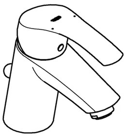 GROHE 33265002 - Mosdócsaptelep EUROSMART DN 15 S méret fényes króm