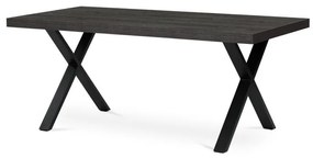 Étkezőasztal 180x90cm, laminált, szürke tölgy, HT-R5316 GREY