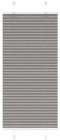 pliszírozott redőny antracit 55x150 cm szövetszélesség 54,4 cm