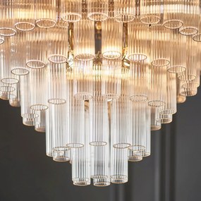 Endon glamour modern függeszték toulouse nikkel átlátszó end104090
