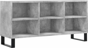 vidaXL betonszürke szerelt fa TV-szekrény 103,5x30x50 cm