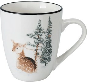 Winter Fawn porcelán bögre, 320 ml