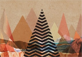 Fotótapéta Falra az előszoba konyhájába Absztrakt tájkép 208x146