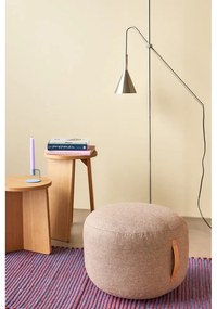 Zerio világosbarna puff, ø 50 cm - Hübsch