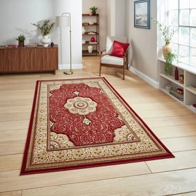 Piros szőnyeg 80x140 cm Heritage – Think Rugs