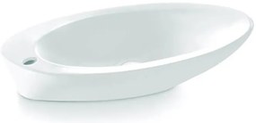 Bathco 4020 - PURE ráültethető mosdó 62 x 37 cm, porcelán, fehér