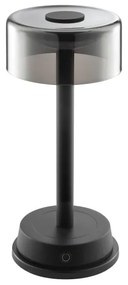 Brilliant - LED dimmelhető, tölthető, érintésvezérlésű asztali lámpa RAZOR LED/2,5W/5V 2700K IP44 fekete