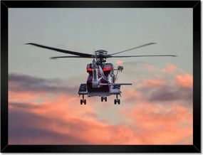 Poszterek keretben 40x30 Helikopter