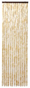 bézs zsenília rovarfüggöny 90 x 200 cm