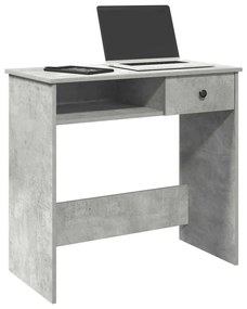 betonszürke forgácslap íróasztal 80 x 40 x 75 cm