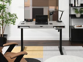 PC asztal Osto 120 (beton + fehér). 1109822