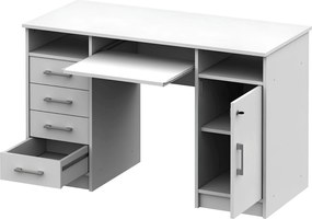PC asztal, fehér, B9 NEW