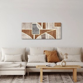 Kép - Alakzatok (120x50 cm)