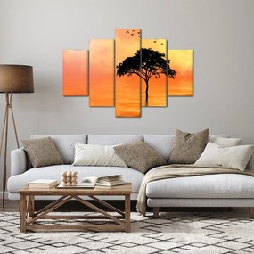 Kép egy fáról naplementekor (150x105 cm)
