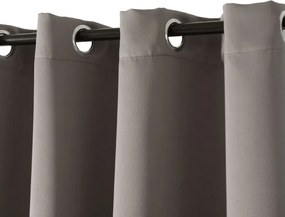 Szürkésbarna OXFORD függöny 140x250 cm Felfüggesztés: Hullámos sínszalag