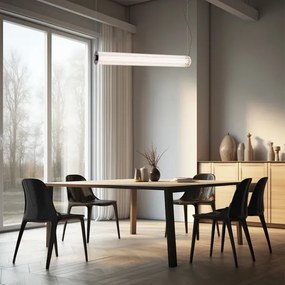 Argon 8628 - LED Csillár zsinóron HAMPTON LED/60W/230V 3000K 80 cm fekete