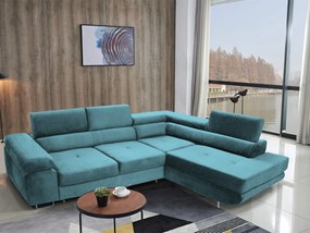 Sarok ülőgarnitúra Ascend L (azúr) (J). 1056899