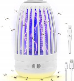 2 az 1-ben rovarölő lámpa éjjeli lámpával, beltéri/kültéri használatra