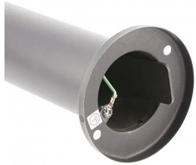 Lámpa Kerti lámpatest TORO-P 80, E27, MAX.15W, IP54, AC220-240V, 50-60Hz, oszlop, fekete