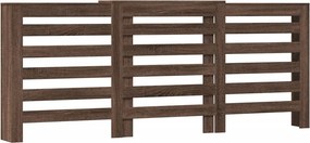 vidaXL barna tölgyszínű szerelt fa radiátorburkolat 205x21,5x83,5 cm