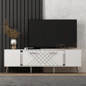 TV asztal Detas White