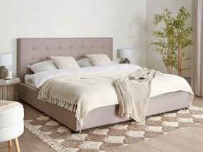 Franciaágy 180 cm ROLLA (ágyráccsal és tárolóhellyel) (világosszürke). 1007489