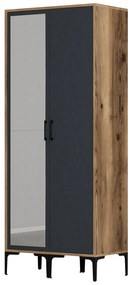Ruhásszekrény Kiara RS (antracit + dió). 1088541