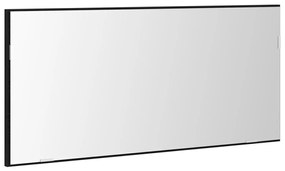 Fürdőszoba Tükörszekrény LED világítással Fekete Tölgy 80x37 cm