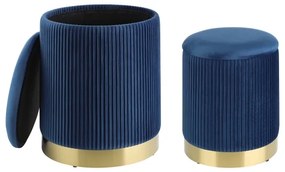 Eglo 424018 - 2 db MASHIKE taburet, átmérő 31,5/36 cm, kék/arany