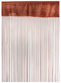 Rézszínű átlátszó függöny 140x285 cm String – Mendola Fabrics