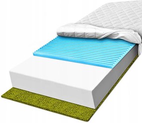 Masszírozó matrac 130x180 kétoldalas fű hr 21cm edzett H2 puha