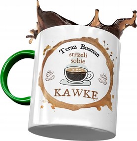 Zöld Bögre Bosmannak Kávéscsésze Nyomtatott Fotóval