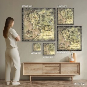 DUBLEZ | Fa térkép - Középfölde