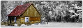 Poszterek 200x66 Fa ház Bale