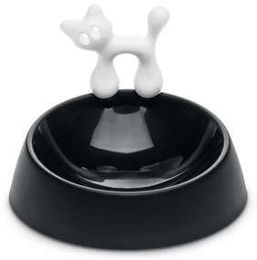 Koziol Miaou macska etetőtál, fekete