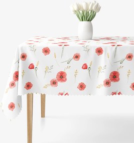 Goldea teflonbevonatú asztalterítő - pipacsok 100 x 100 cm