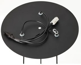 Jupiter 2016 - Csillár zsinóron ALAS 3xGU10/10W/230V arany/fekete