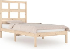 vidaXL tömör fenyőfa ágykeret matrac nélkül 90 x 190 cm